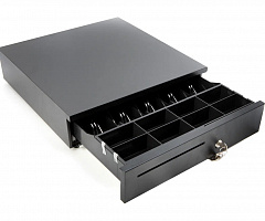 Денежный ящик G-Sense 410XL, чёрный, Epson, электромеханический в Балашихе