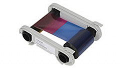 Полноцветная лента YMCKK на 500 оттисков с двумя панелями черного для двусторонней печати в Балашихе
